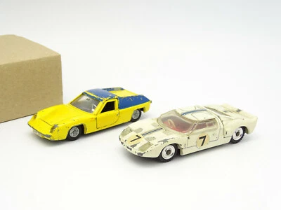 Dinky Toys England 1/43 - Lot Ford GT + Lotus Europa - Photo 1/3