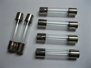 100 Pcs Fast Blow Glass Fuse 5A 250V 6mm x 30mm 6x30mm 630 New - Picture 1 of 2