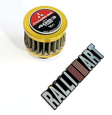 MINI FILTRO RESPIRADOR ACEITE AIRE 12MM GOLD RACING MITSUBISHI ECLIPSE TURBO 4G63 JDM Foto 1 de 4