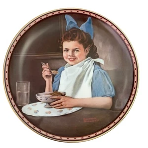 Plato de coleccionista Norman Rockwell BUENAS INTENCIONES UNA MENTE PROPIA 11268A - Imagen 1 de 7