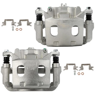 Pinzas de freno delanteras con par de soportes para 14-20 INFINITI QX60 15-22 NISSAN MURANO Foto 1 de 4