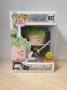 Funko Pop!: Roronoa Zoro #923 (brilla en la oscuridad) (exclusivo de Volcano X) - Imagen 1 de 6