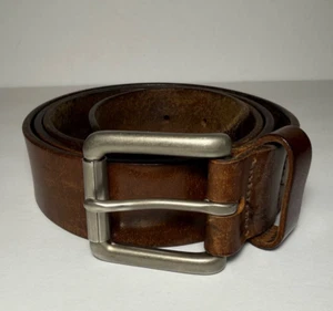 Cinturón de cuero marrón L.L.Bean para hombre talla 40 agujero extra LL Bean EE. UU. - Imagen 1 de 12