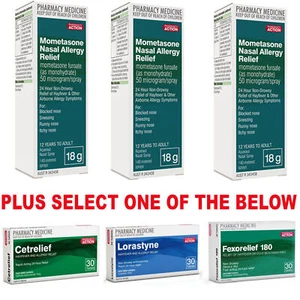 3x Mome tasone Nasal Spray + Bonus Item Of Your Choice - Fast Shipping - - Picture 1 of 1