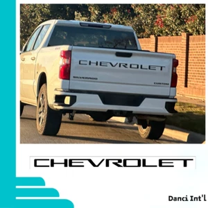 Tailgate Black Decals Vinyl Letter Insert Stickers For The Chevrolet - Picture 1 of 5