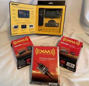 Delphi XM Radio Xpress RC SA10315 Bundle Home Kit XMH-10A Car Kit XMC-10A XMFM1 - Picture 1 of 12