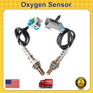 2PCS Oxygen Sensor Up+Down For GMC Canyon Envoy Hummer H3 Chevrolet Colorado USA - Foto 1 di 9