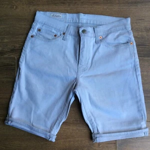 LEVI'S PREMIUM 511 'Big E' Stretch Denim Shorts | W29 | good condition - Picture 1 of 7