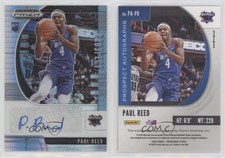 2020-21 Panini Prizm Draft Picks Prospect Hyper Paul Reed #PA-PR Rookie Auto RC