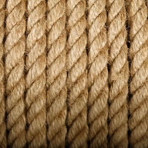 Natural Jute Rope Hessian Twisted Cord Brown Garden Rustic DIY Boating Decking - Picture 1 of 8