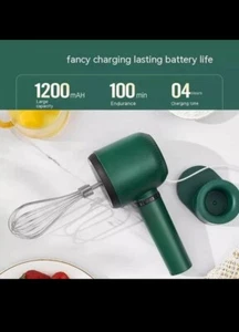 Rechargeable Wireless Electric Mixer - Picture 1 of 4