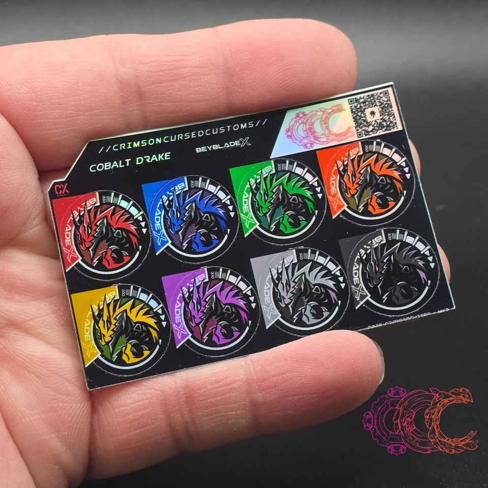 Juego de pegatinas Beyblade X CX Recolor Foto 1 de 1