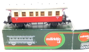 Märklin Spur 1 5800 Personenwagen rot/beige - Bild 1 von 2