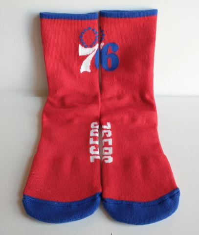 Men's Rock Em Socks Philadelphia 76ers Core Team 2-Pack Quarter Length Sock Set Cover