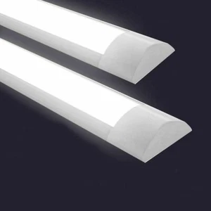 Slim LED Batten Lights 2ft 3ft 4ft Bright White 6500k Garage Ceiling Tube Lamp - Picture 1 of 9