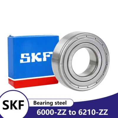 SKF Ball Bearing 6000-ZZ to 6010-ZZ, 6200-ZZ to 6210-ZZ Deep Groove Ball Bearing - Image 1 of 4