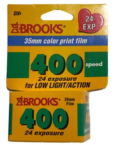 Pellicola stampa a colori "Brooks" 35 mm 48 esposizioni totali - 1 rotolo sigillato scadenza 03/2005 - Foto 1 di 3