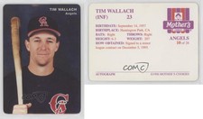 1996 Mother's Cookies California Angels Stadium Giveaway Tim Wallach #10