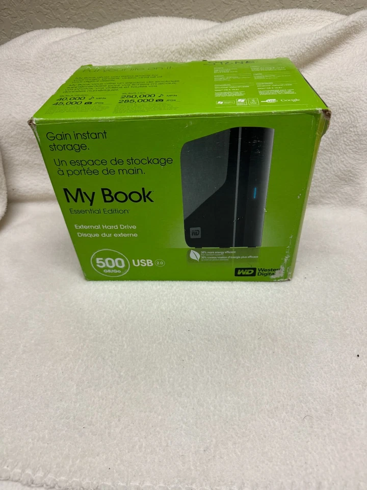 Western Digital My Book Essential Edition 500GB External HDD- USED!!!! - Image 1 of 3