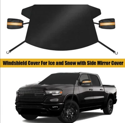 For Volkswagen Windshield Snow Covers Frost Ice Guard with Side Mirror Cover - Image 1 of 4