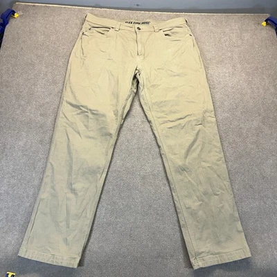 Pantalones Duluth Flex Fire Hose 5 bolsillos para hombre 38x32 ajuste estándar caqui bronceado trabajo Foto 1 de 4