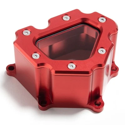 CNC Billet Red Oil Cover for Yamaha YFZ450R YFZ450RSE 2014-2025 18P-15423-10-00 - Imagem 1 de 4