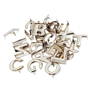 26x Letters Metal Rivets, Iron Rivets For Clothing, Bags, - Picture 1 of 5