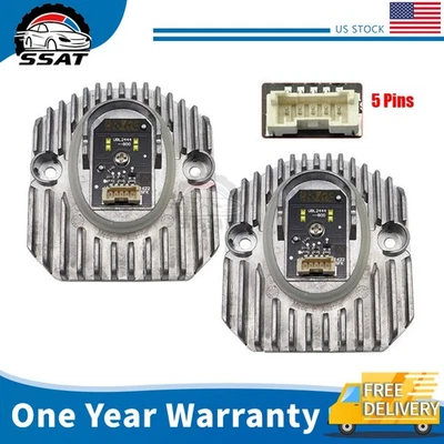 Módulo de luz de conducción diurna 2 piezas para BMW 530e 530i 540i 2018 2,0 L 63117214934 Foto 1 de 4