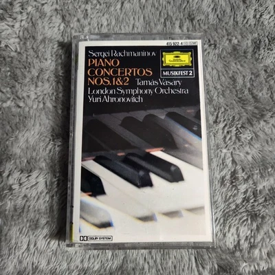 Rachmaninov Piano Concertos Nos 1 & 2 Vasary Ahronovitch (Cassette) NM - Image 1 of 3