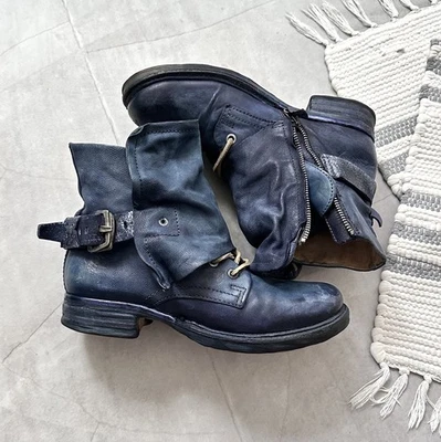 AS 98 Airstep Simon Vintage Ankle Straps Boots Bikkembergs Guidi Vibe - Image 1 of 4