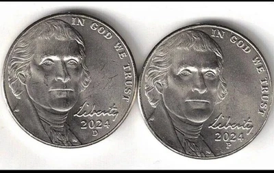 2024-D & P PD Denver & Philadelphia Album Fill Jefferson Nickels- Free Shipping! - Image 1 of 3