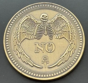 Moneda Ficha Aleta Tomador de Decisiones Sí No Amarilla - Imagen 1 de 2