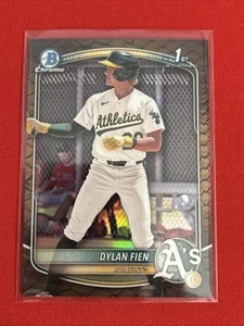2025 Bowman - Chrome Prospects Dylan Fien #BCP-47 Reptilian Refractor (RC) - Picture 1 of 2