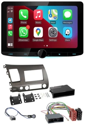 Kenwood MP3 USB DAB Bluetooth Autoradio für Honda Civic Hybrid FD3 06-10 anthraz - Bild 1 von 4