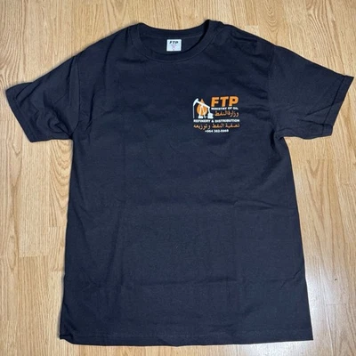 FTP Ministry of Oil Tee Black Size Medium 2024 T-Shirt FuckThePopulation NEW - Image 1 of 4