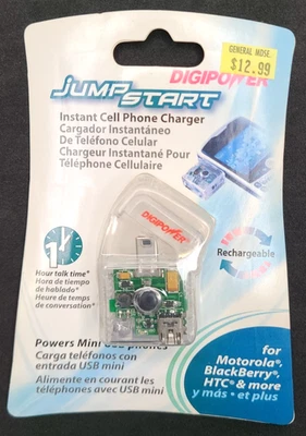 Cargador instantáneo para teléfono celular Digipower Mini USB recargable - ¡Mini teléfonos USB! Foto 1 de 4