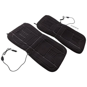 2PCS Car Seat Cushion Cover Heated Mats Seat Warmer Pad Heater Winter 12v - Picture 1 of 11
