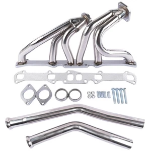 L6 144/170/200/250 CID Stainless Steel Performance Exhaust Headers for Ford Merc - Picture 1 of 9