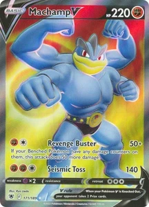 Pokemon Schwert und Schild Astral Strahlung 171/189 Machamp V Ultra Rare V Full... - Bild 1 von 3