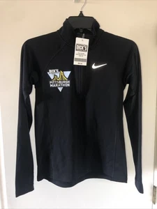 Neu mit Etikett Nike Marathon Miler 1/2-Reißverschluss Dri-Fit Shirt Pittsburgh Marathon Herren Gr. XS - Bild 1 von 5