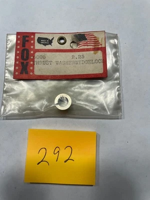 VINTAGE R/C  FOX  THRUST WASHER WEDGE LOCK #26005 - Image 1 of 4