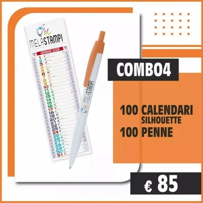 Calendari 2026 + penne personalizzati stampa logo gadget pubblicitari penna co4 - Immagine 1 di 3