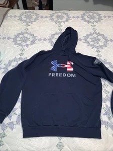 Under Armour Freedom Hoodie Men’s Size M U.S.A!!! - Picture 1 of 5