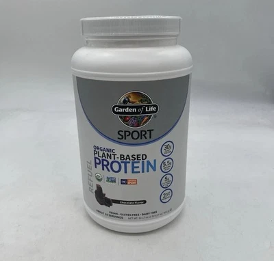 Garden of Life Sport Organic Plant-Based Protein Powder Chocolate 32.17oz 08/26 - Image 1 of 4