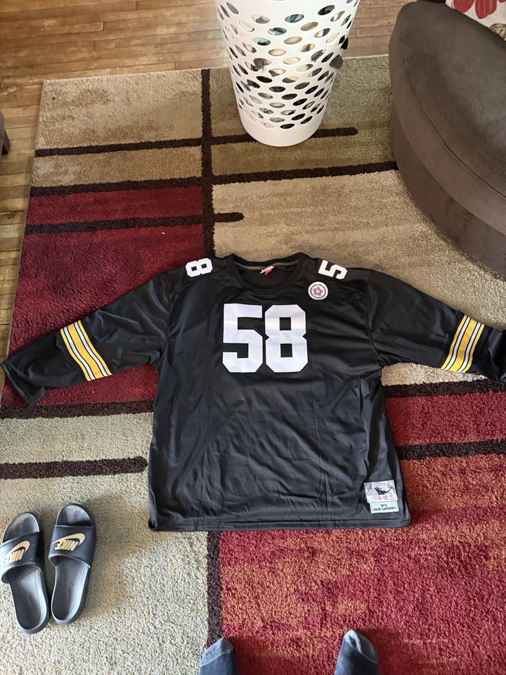 Jack Lambert Mitchell Ness Talla 4xl Nuevo Foto 1 de 4