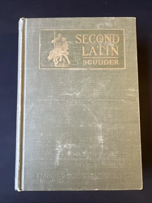 Second Latin (1927) ~ Book Two ~ Jared Scudder ~ Allyn and Bacon Series - Image 1 of 4
