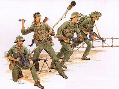 Dragon 3308 NVA Sapper Team – Figurini Guerra del Vietnam – Scala 1:35 - Immagine 1 di 4