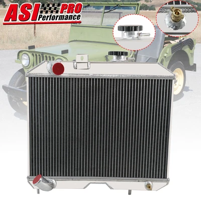 3 Row Radiator For 1941-1952 Ford GPW/ Jeep Willys MB CJ-2A M38 L4 L6 NEW - Imagem 1 de 4