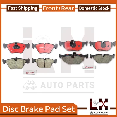 Juego de 8 pastillas de freno de disco delanteras traseras Brembo para BMW Z4 2006-2007 Foto 1 de 4