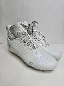 Under Armour Spotlight Lux MC 2.0 Herrenschuhe Größe 9,5 weiß Sport Fußball Stollen - Bild 1 von 8